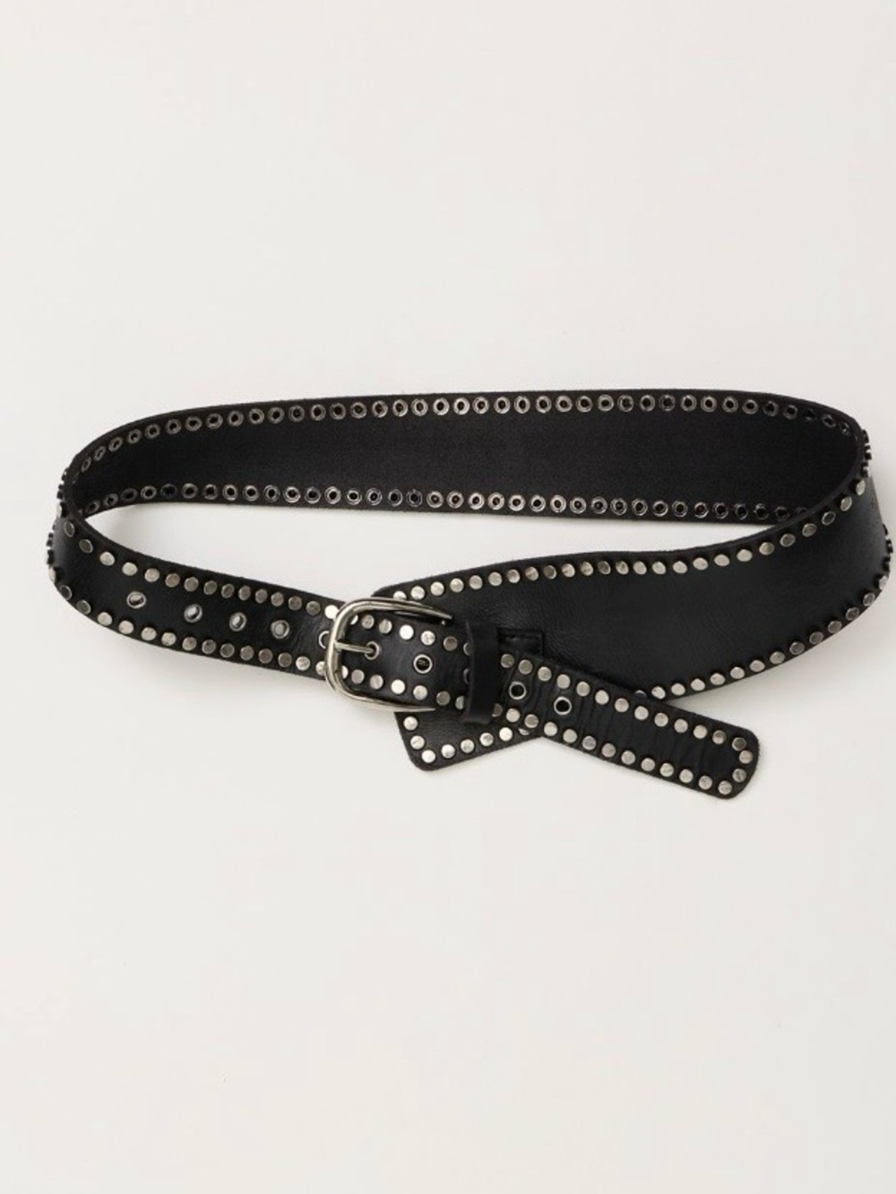 NWT!  Free People Wilder Hip Belt Studded Leather Black ~ S/M-